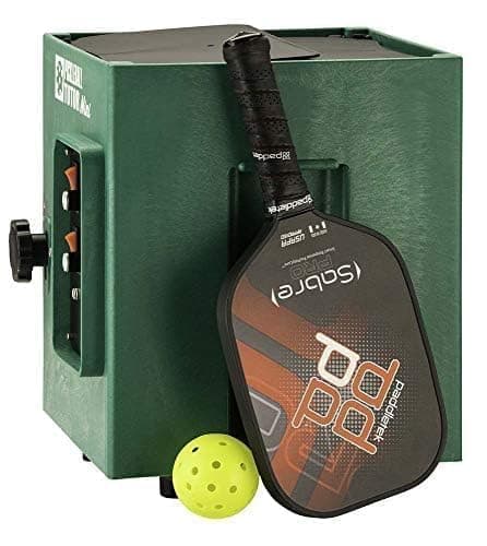 Pickleball Tutor Mini with Oscillator. Made in USA by #1 Pickleball Machine Company.
