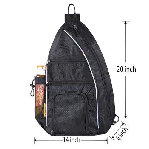 Pickleball Bag - Pickleball Bags for Women Men - Pickleball Backpack - Travel Pickleball Paddle Case, Pickle Ball Bag for Pickleball Paddle Tennis Racket, Protable Pickleball Sling Bag