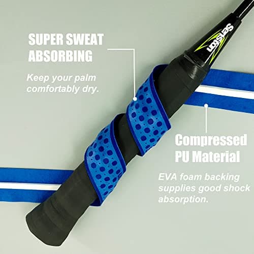 Senston New Rackets Grip Anti Slip Perforated Super Absorbent Tennis Overgrip Badminton Overgrip Pickleballs Overgrip