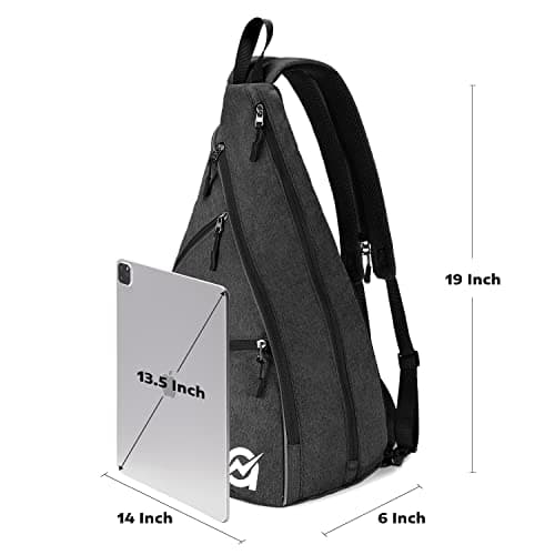 A11N SPORTS Pickleball Bag, Reversible Crossbody Sling Bag/Backpack for Women Men