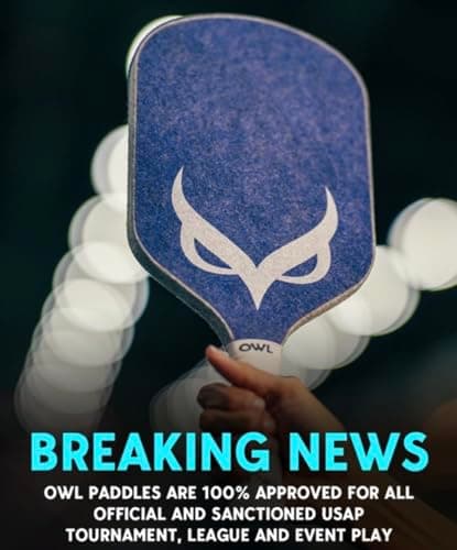 SPORT PICKLEBALL PADDLE | USAPA Pro Tournament Approved | Over 50% Noise Reduction | New Patented Nano-Technology Design & Surface | Elite Performance