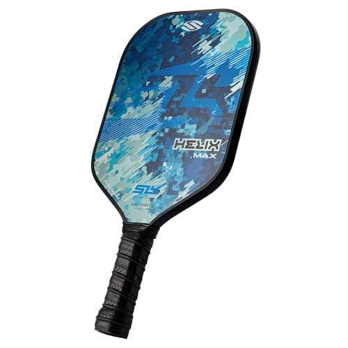 SLK Helix Pro Pickleball Paddle | Carbon Fiber & Fiberglass Hybrid Face | Thermoformed Carbon Fiber Core | Unmatched Control