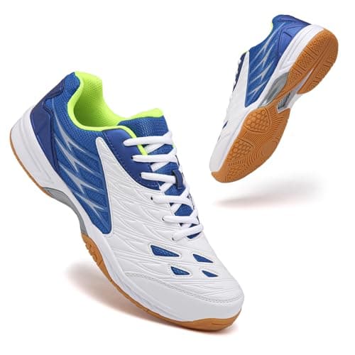 Lightweight Tennis and Pickleball Court Shoes - Versatile Indoor/Outdoor Sneakers for Badminton with Arch Support