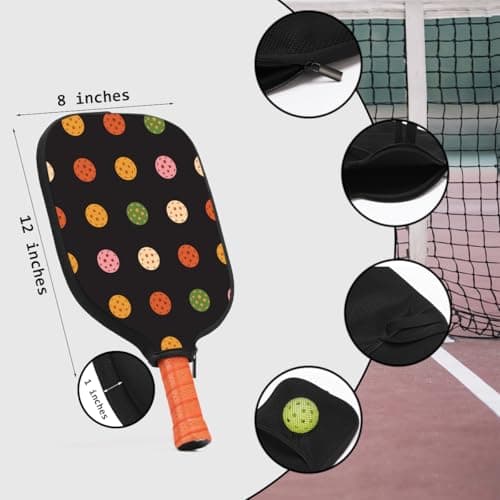Pickleball Paddle Cover Pickleball Gifts for Men Women Pickleball Accessories Pickleball Paddle Case