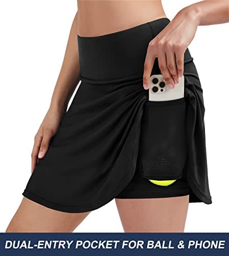Ewedoos Tennis Skirt Womens Skorts with Pockets Shorts Tennis Skirts for Women Athletic Golf Running Pickleball