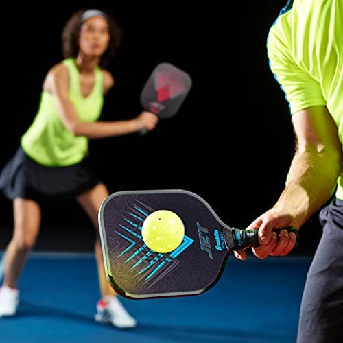 Franklin Sports Pickleball Paddle - Titus + Jet Aluminum Plated Paddles - USA Pickleball (USAPA) Approved Paddle