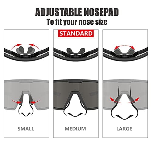 Eazyrun Polarized Small Sports Sunglasses for Youth Women, Baseball Softball Cycling Running Pickleball Padel tennis