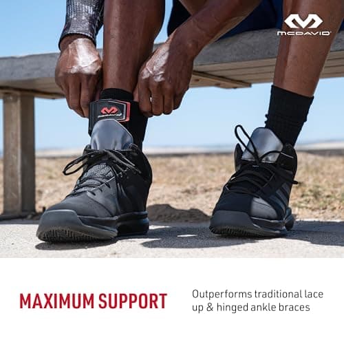 McDavid Ankle Brace Sprain Prevention/ Recovery. Bio-Logix Therapy Support, Competition Grade. Perfect for Basketball, Volleyball, Football, Soccer and More