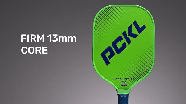 PCKL Launch Series Premium Pickleball Paddle Racket | USA Pickleball Approved | Fiberglass Face with Large Sweet Spot | Honeycomb Core
