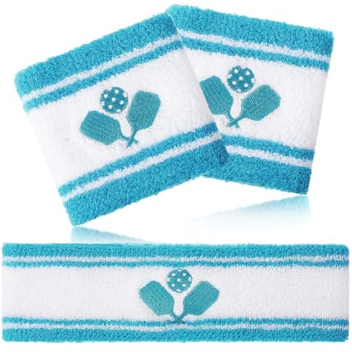 3 Pcs Dink Ball Gifts Set Headband Wristband Gift Set Accessories for Woman Men Fun