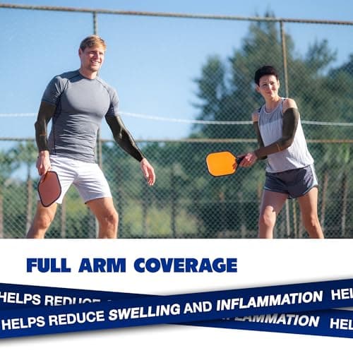 ARMORAY Arm Sleeves for Men or Women - Tattoo Cover Up - Cooling Sports Sleeve for Basketball Golf Football