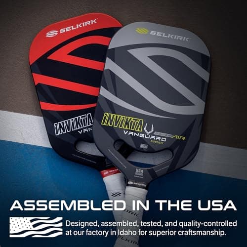 Selkirk Sport Vanguard Pickleball Paddle | Choose The Vanguard Power Air, Vanguard Pro or The Vanguard Control | Carbon Fiber Pickleball Paddles | 360 Proto Molding & Flexfoam Perimeter