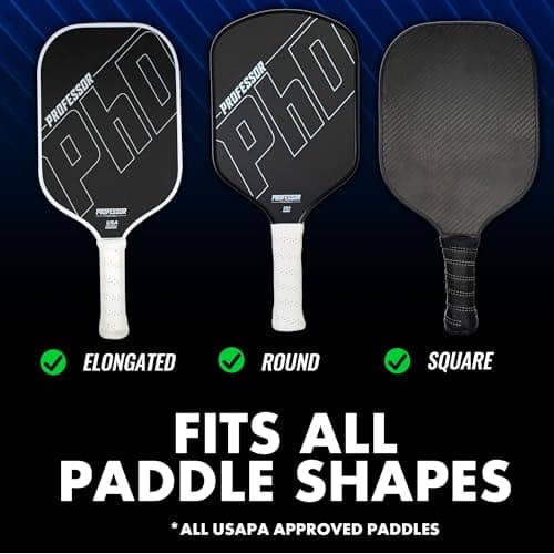 Professor Pickleball Paddle Neoprene Cover - Universal Fitting Cover Pickleball Paddles - Prevents Scratches & Dents - Perfect for Travel & Protection