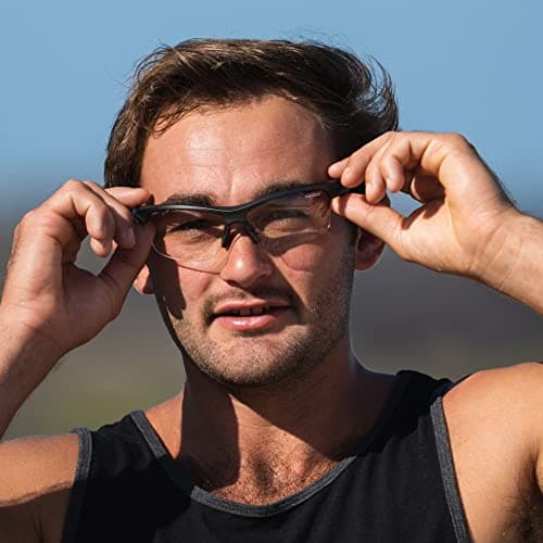 Intense Sport Sunglasses Men & Women - Ideal For Golf, Pickleball, Running & Tennis. Vented Lenses Prevent Fogging
