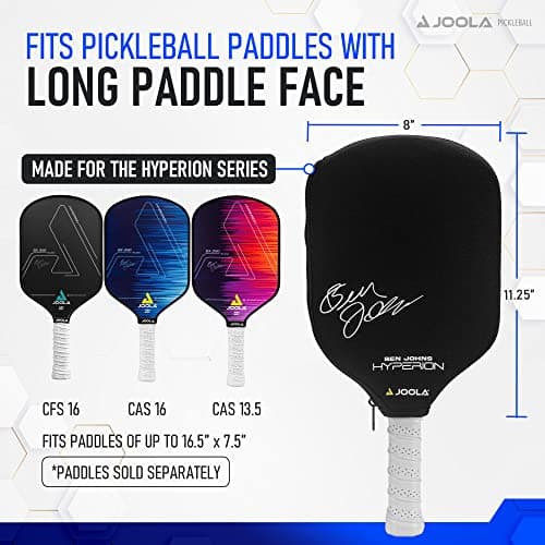 JOOLA Pickleball Paddle Cover - Neoprene Sleeve for JOOLA Paddles - Pickleball Accessory and Gift - Padded Foam Storage Case Protects Pickle Ball Rackets