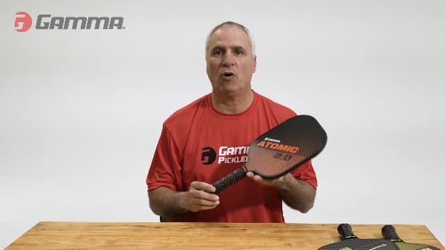 GAMMA Sports 2.0 Pickleball Paddle, Graphite, Composite Power, Men and Women, Indoor and Outdoor Racket