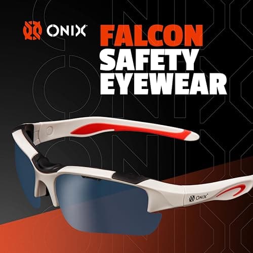 ONIX Pickleball Falcon Eyewear Sun Protection Non-Slip Nose Piece Modern and Lightweight Secure Design