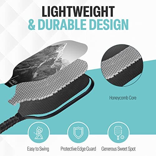 Carbon Fiber Pickleball Paddle - USAPA Approved - Lightweight Pickleball Racket - Enhanced Spin Texture – 16MM T700 Premium Graphite Pickleball Paddles - Cover Included