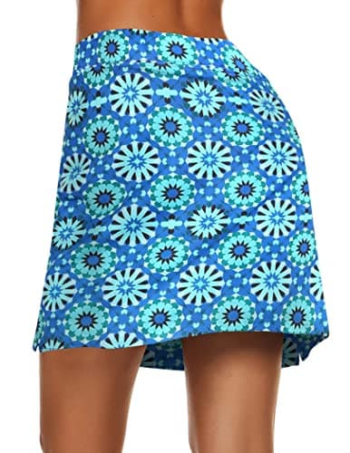 Ekouaer Women's Active Performance Skort Lightweight Skirt for Running Tennis Golf Workout Sports