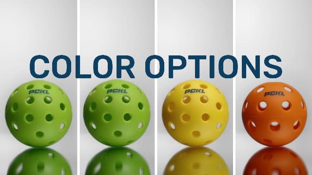 PCKL Optic Speed Pickleball Balls | Choose Indoor or Outdoor Pickleballs | USAPA Tournament Aproved | 4 Pack Crack-Resistant