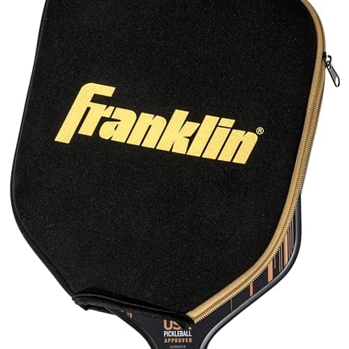 Franklin Sports Pickleball Paddle Cover - Protective Padded Cover with Fence Hook - Universal Size Paddle Case