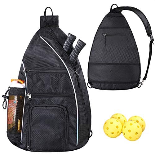 Pickleball Bag - Pickleball Bags for Women Men - Pickleball Backpack - Travel Pickleball Paddle Case, Pickle Ball Bag for Pickleball Paddle Tennis Racket, Protable Pickleball Sling Bag