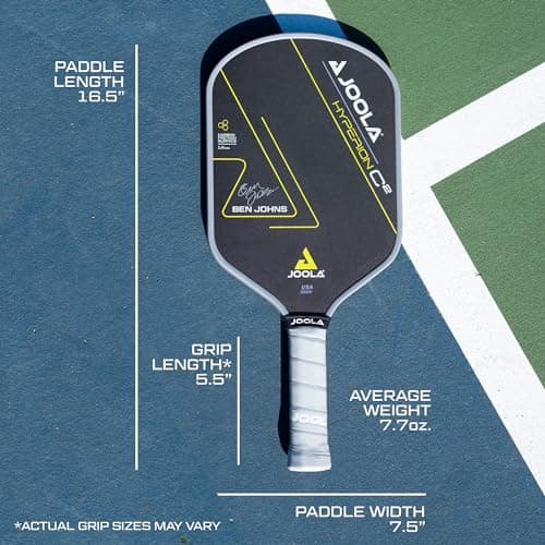 JOOLA Professional Pickleball Paddles – Charged Surface Technology for Power & Feel – Select Perseus or Hyperion Shape – Fully Encased Carbon Fiber – USAP Approved – Well Balanced w/Pop & Control