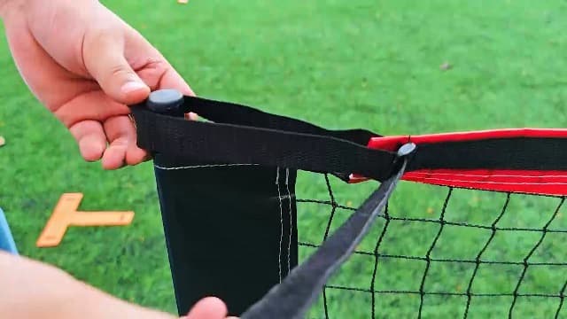22FT Regulation Size Pickleball Net for Driveway, Outdoor Balls and Portable Carry Bag, Weather Resistance Strong Steel Frame