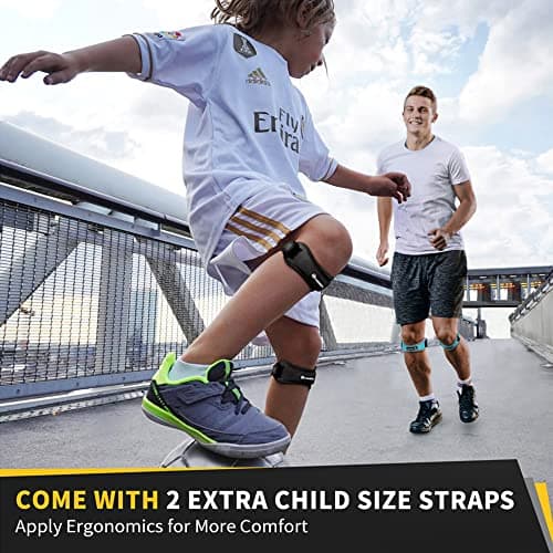 CAMBIVO 2 Pack Knee Braces for Women and Men, Patella Knee Support Strap, Basketball, Running, Hiking, Volleyball, Tennis, Squats