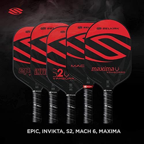 Selkirk Vanguard Hybrid Polypropylene X5 Core & Vanguard Power Polypropylene X6 Core Pickleball Paddles | Carbon Fiber Lightweight Pickleball Paddle & Midweight Pickle Ball Paddles |Made in The USA |