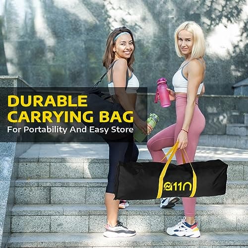 A11N SPORTS Portable Pickleball Net System, Regulation Size with Metal Frame and PE Net, Includes Carrying Bag