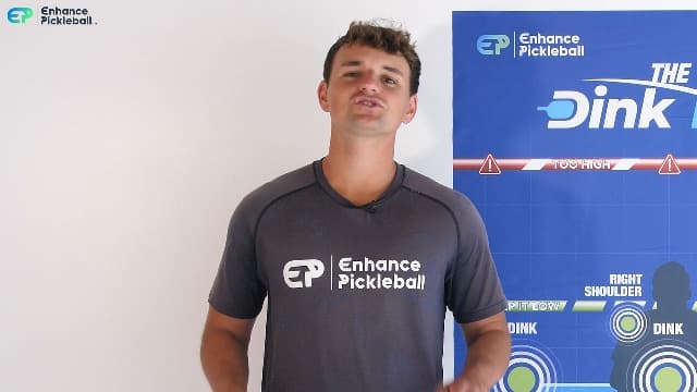 The Official Dink Pad by Enhance Pickleball - Pickleball Rebounder Training Aid - Practice Your Dinks and Improve Your Pickleball Game - Transform Any Wall into a Pickleball Court and Net