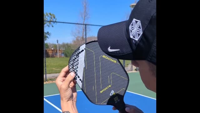 Pickleball Paddles,3K Raw T700 Carbon Fiber Pickleball Paddle with High Grit & Spin,Aerospace-Grade Ultra-Light Titanium-Aluminum Honeycomb Core & Face,The Pickleball Rackets for Novice & Pro Players