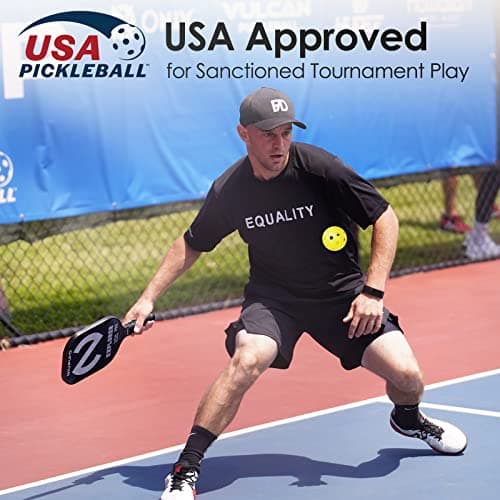 niupipo Pickleball Paddles Set of 2/4/1, USAPA Approved Graphite Carbon Fiber Pickleball Rackets, Polypropylene Honeycomb Core, Cushion 4.72In Grip, Bag/Cover, Pickle Ball Paddle Set for Men Women