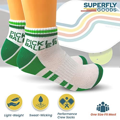 Performance Socks Men & Women Novelty Athletic Socks for Sports Golf Tennis Pickleball Yoga Unisex