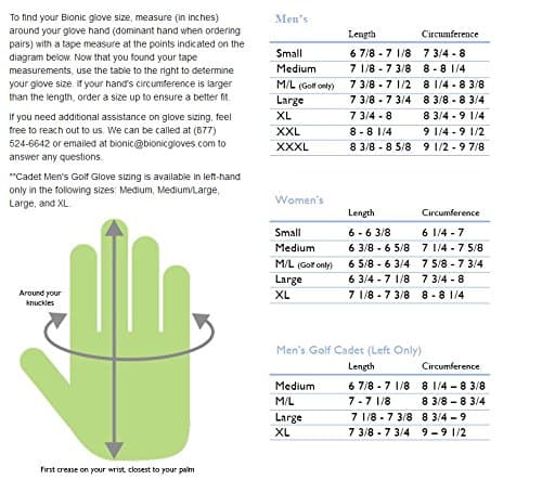 Bionic Men's Right Hand Racquetball Glove