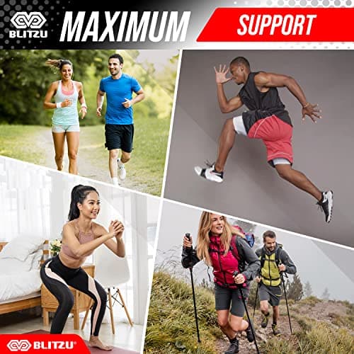 Knee Brace for Women & Men, 2 Pack Compression Knee Brace, Knee Support Sleeve for Pain Relief, Running, Workout, Sports, Knee Braces for ACL, Meniscus Tear, Arthritis and Injury Recovery Purple L