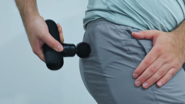 BOB AND BRAD Q2 Pro Mini Massage Gun with Heat and Cold Head,Pocket-Sized Deep Tissue Massager Gun,Portable Percussion Muscle Massager Gun, Ultra Small&Quiet Muscle Massage Gun, FSA and HSA Eligible