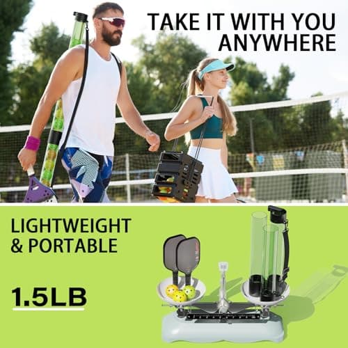 17 Balls Pickleball Ball Retriever & Ball Holder Storage with Strap, Back Saver for Pickleball Accessories, Quick for Pickleball Tube Ball Pickup