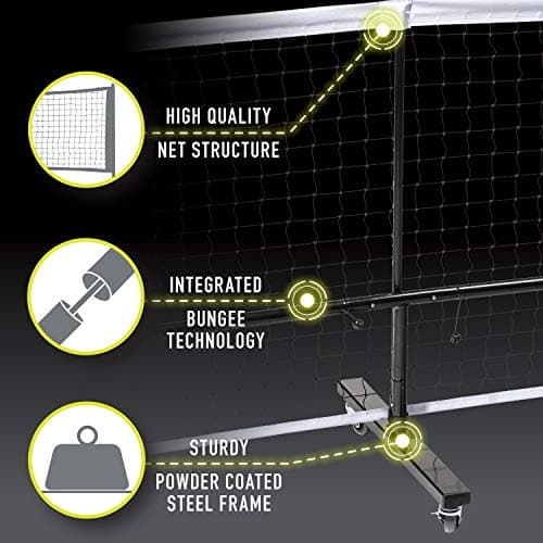 Franklin Sports Portable Outdoor Pickleball Net - Regulation Size 22' Foot Net with Travel Bag
