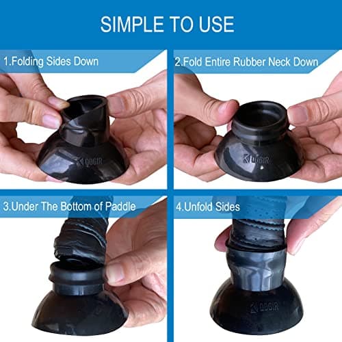 QOGIR Pickleball Ball Retriever: Easy Pick Up Without Bending Over, Fits Any Paddle
