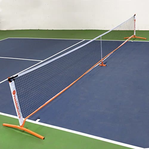PickleballCentral Rally Pickleball Net, Portable Net System, Indoor/Outdoor, Pickleball Training Aids, Regulation Size, Alloy Steel Frame, Net and Carry Bag