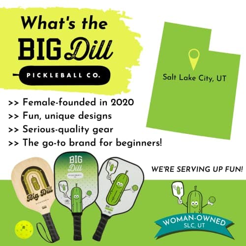 Big Dill Pickleball Paddle Cover Only - Neoprene Pickleball Paddle Sleeve, Pickle Ball Paddle Covers or Pickleball Paddle Case for Pickleball Paddles