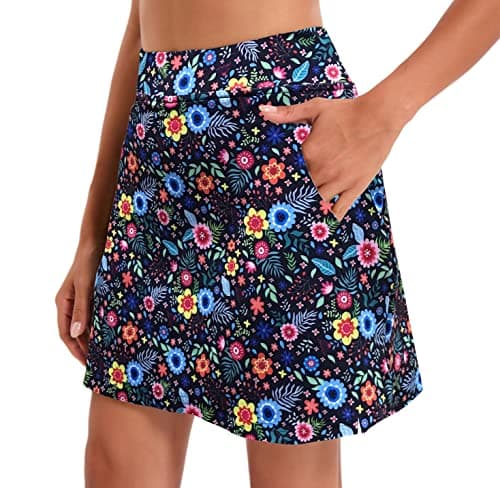 Oyamiki Women's Active Athletic Skort Lightweight Tennis Skirt Perfect for Running Training Sports Golf