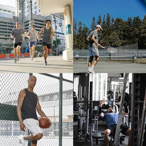 NORTHYARD Men's 5"/7"/10" Athletic Basketball Shorts Workout Gym Quick Dry Shorts Lightweight Mesh Running Shorts Tennis