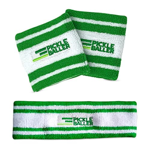 Sweatbands Pickleball Golf Tennis Great Gift or for Your Sports or Team Wristband Sports Band Set Including Towel Wrist and Head Sweatbands