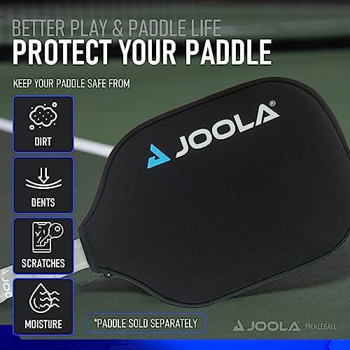 JOOLA Universal Pickleball Paddle Cover - Neoprene Sleeve Fits All Pickleball Paddles - Pickleball Accessory for Standard, Wide, & Elongated Rackets - Covers Paddles Up to 8.5" Wide, 16.5" Long