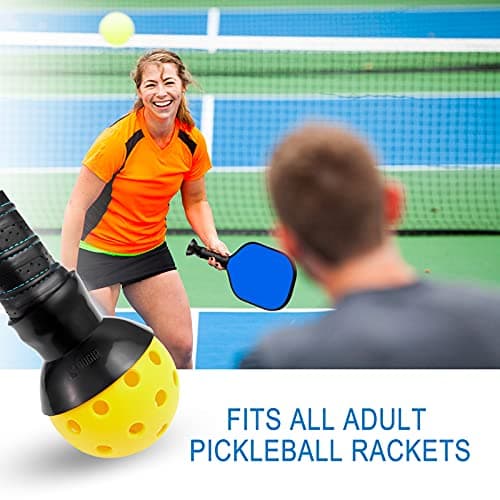 QOGIR Pickleball Ball Retriever: Easy Pick Up Without Bending Over, Fits Any Paddle