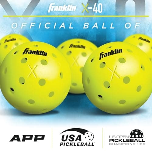 Franklin Sports Pickleball Paddle and Ball Set - Wooden Pickleball Rackets + Pickleballs - Activator - USA Pickleball (USAPA) Approved