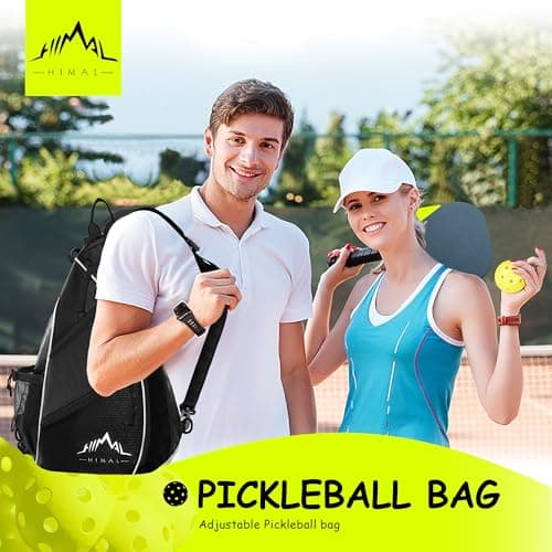 Himal Pickleball Bag Adjustable, Pickleball Backpack with Water Bottle Holder for Men and Women